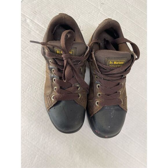 Dr. Doc Martens Industrial Steel Toe Safety Shoes Brown Size 10 A35 - Picture 2 of 10